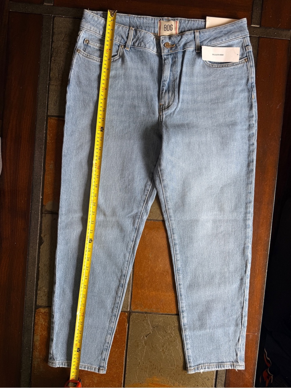 Bdg BNWT jeans mid rise skinny 31 light denim wash jeans Beachy preppy luxury